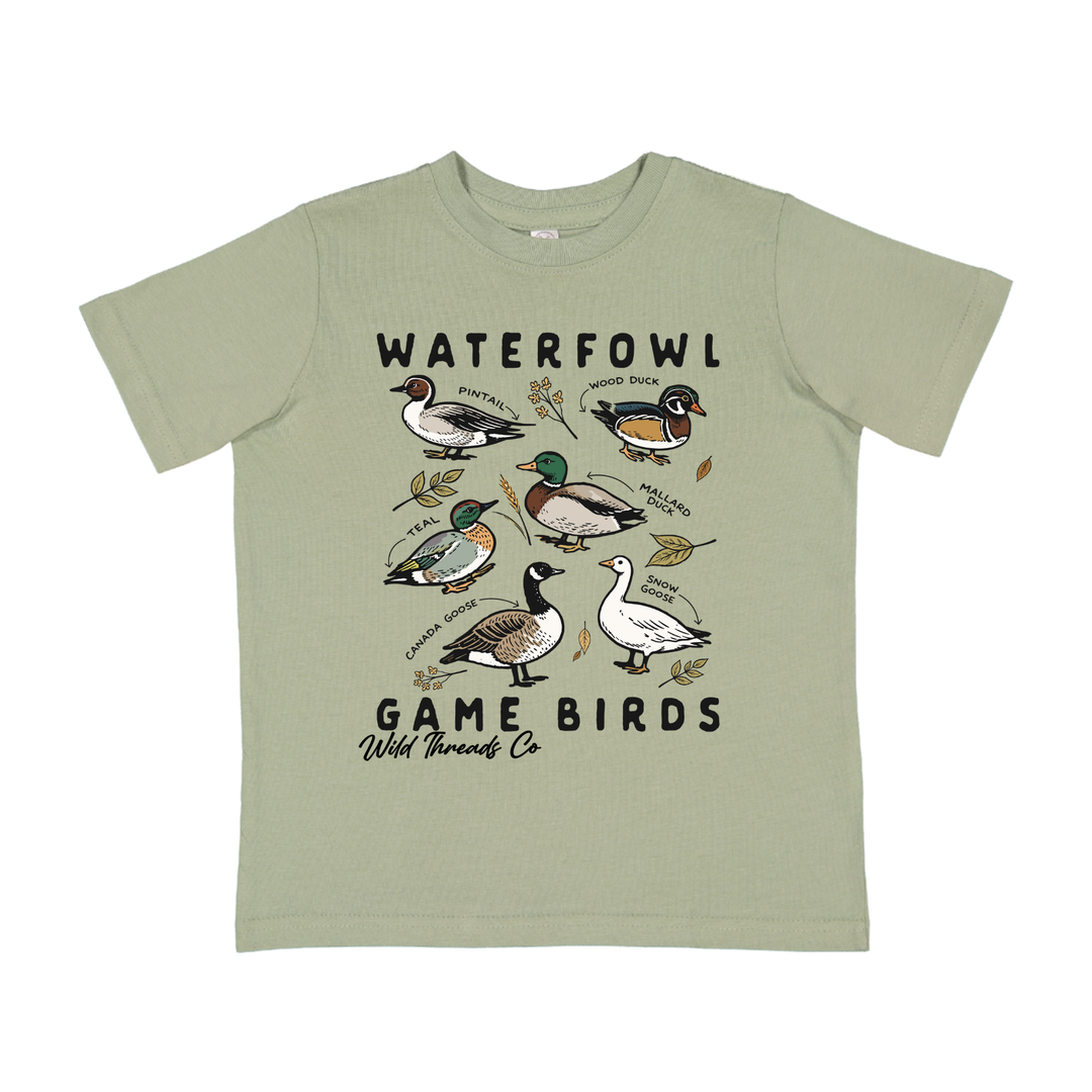 Waterfowl Game Birds Tee (Front)