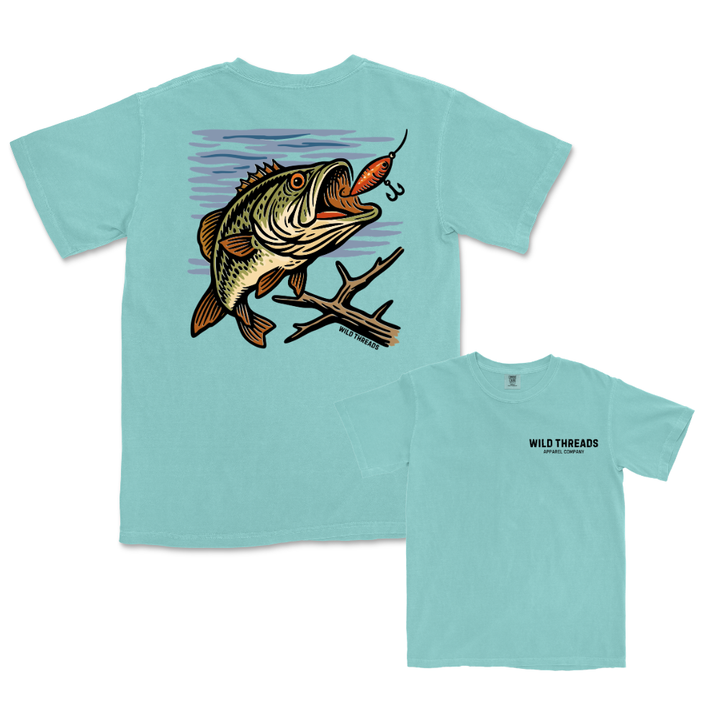 $5 Bass Fishing Lure - Men's Tee *Add Any Additional Item To Cart To Unlock $5 Price*