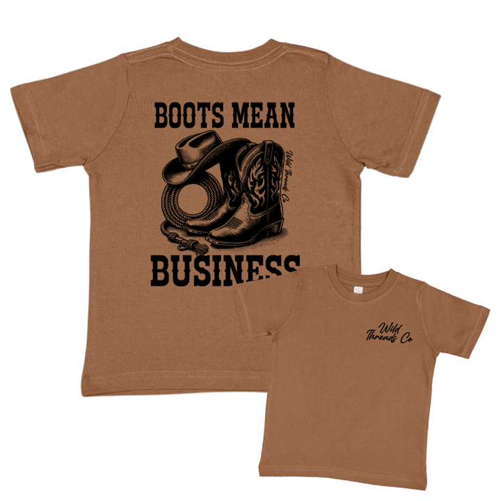 FREE Boots Mean Business Tee *Add Any Additional Item To Cart To Unlock FREE Price*