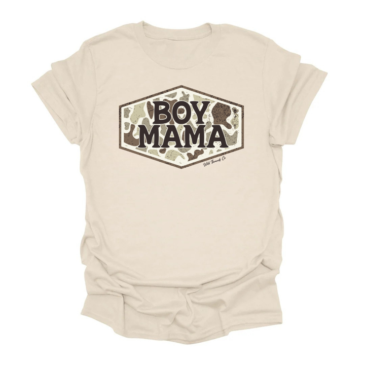 Boy Mama Camo Tee
