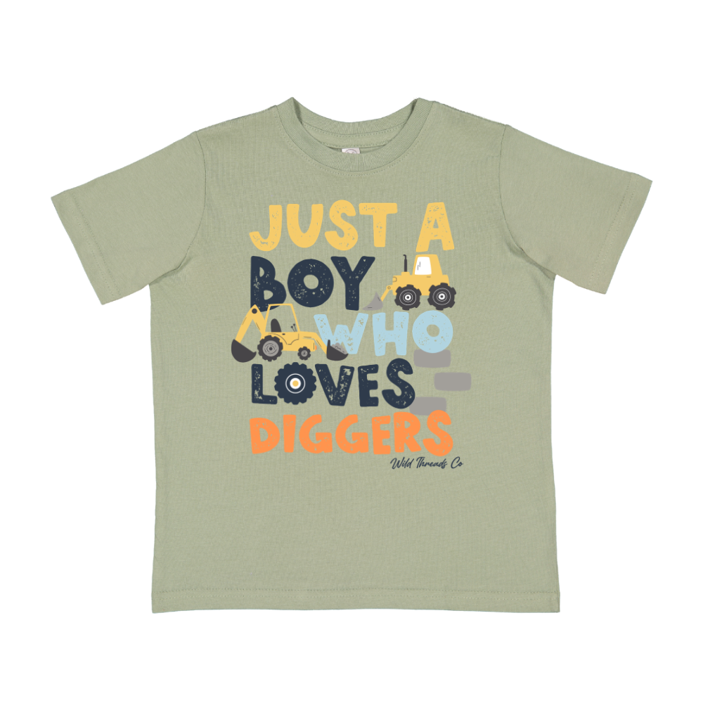 FREE Boy Who Loves Diggers Tee *Add Any Additional Item To Cart To Unlock FREE Price*