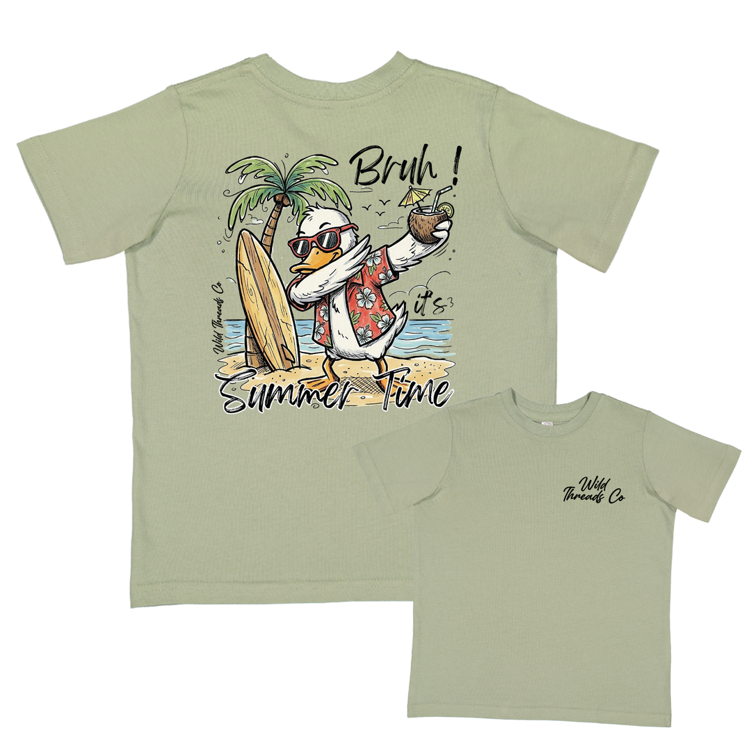 FREE Bruh! Its Summer Time Tee *Add Any Additional Item To Cart To Unlock FREE Price*
