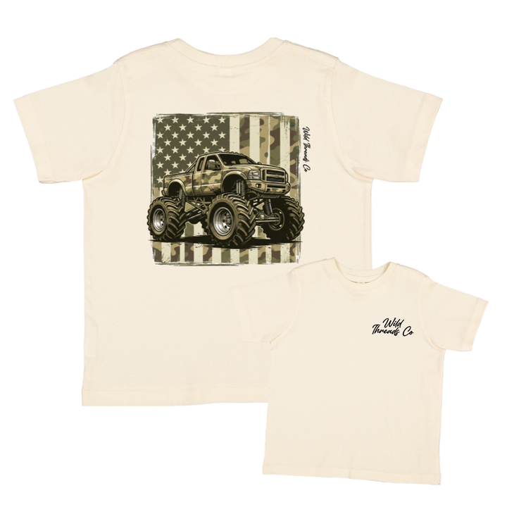 FREE Camo Monster Truck Tee *Add Any Additional Item To Cart To Unlock FREE Price*