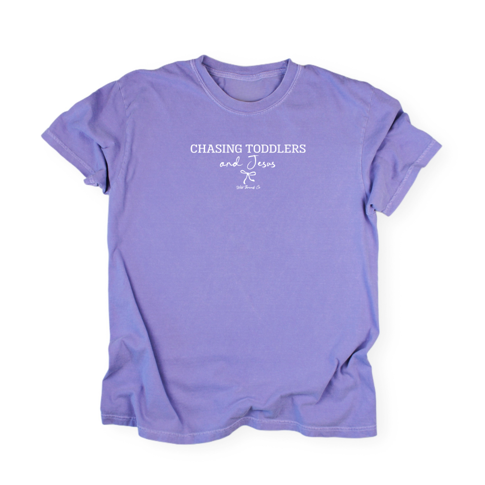 FREE Chasing Toddlers And Jesus Tee *Add Any Additional Item To Cart To Unlock FREE Price*