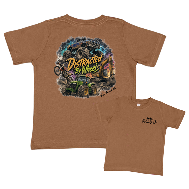Distracted By Wheels Tee
