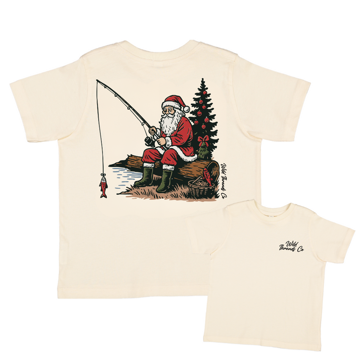 Fishing Santa Tee