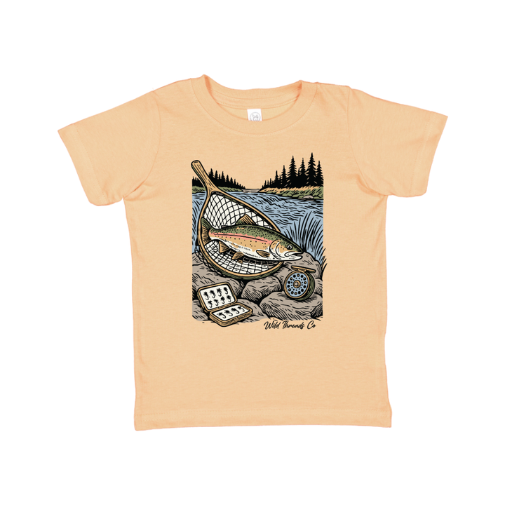 FREE Fly Fishing Trout Tee - Front Design *Add Any Additional Item To Cart To Unlock FREE Price*