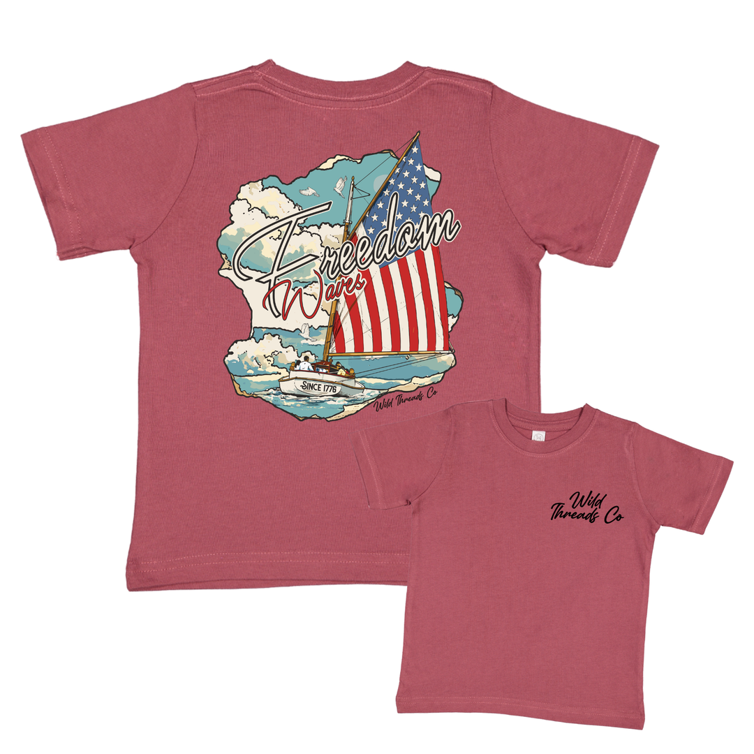 FREE Freedom Waves Tee  *Add Any Additional Item To Cart To Unlock FREE Price*