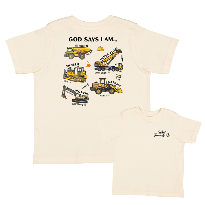 FREE God Says Construction Tee *Add Any Additional Item To Cart To Unlock FREE Price*