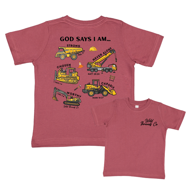 FREE God Says Construction Tee *Add Any Additional Item To Cart To Unlock FREE Price*