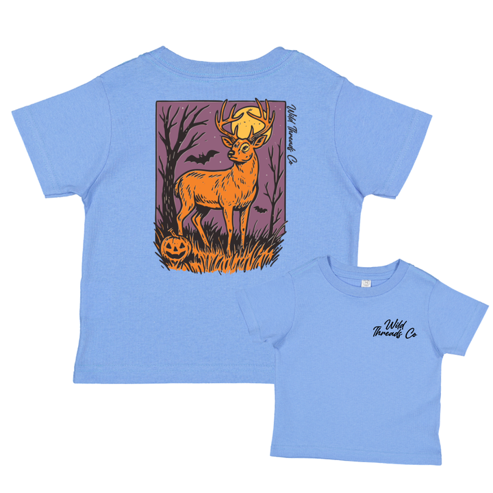 Halloween Deer Purple Tee
