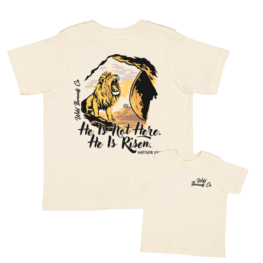 He Is Risen Lion Tee