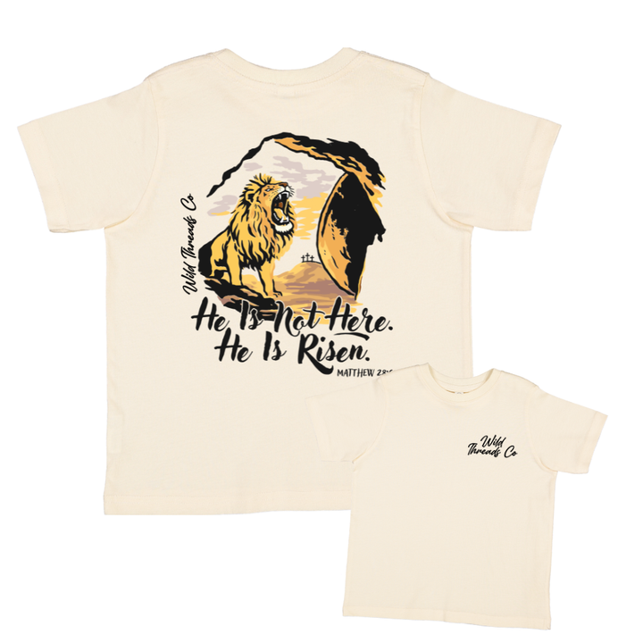 He Is Risen Lion Tee