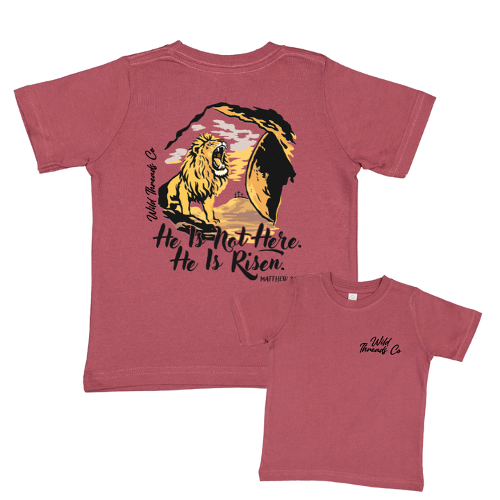 He Is Risen Lion Tee