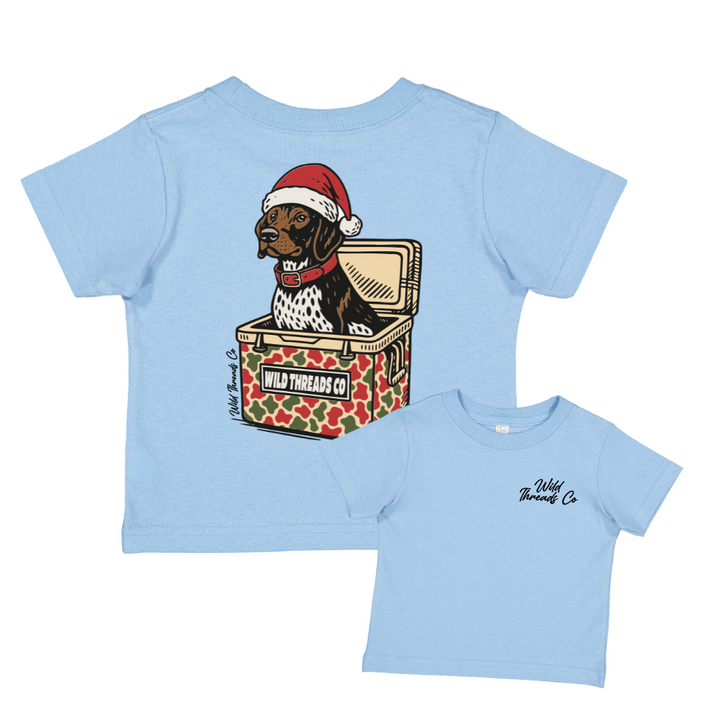 Hunting Dog Cooler Christmas Tee