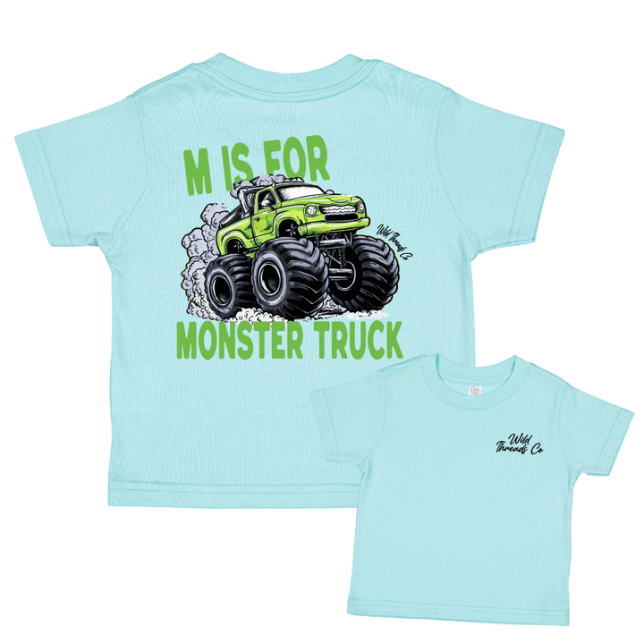 FREE M Is For Monster Truck Tee *Add Any Additional Item To Cart To Unlock FREE Price*
