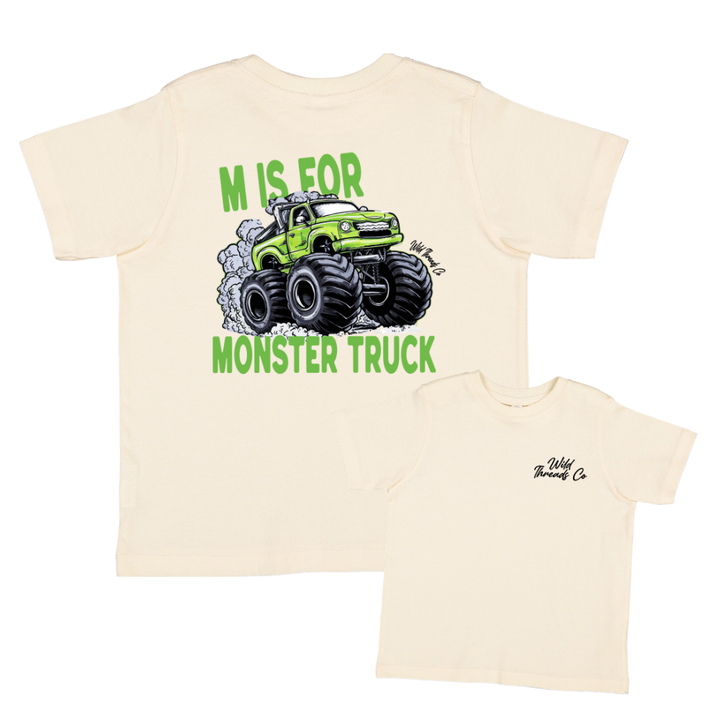 FREE M Is For Monster Truck Tee *Add Any Additional Item To Cart To Unlock FREE Price*