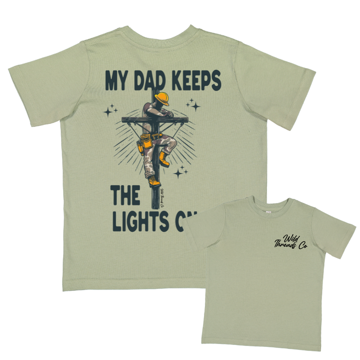 FREE My Dad Keeps The Lights On Tee *Add Any Additional Item To Cart To Unlock FREE Price*