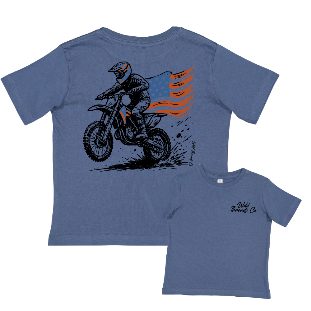FREE Patriotic Dirt Bike Tee *Add Any Additional Item To Cart To Unlock FREE Price*
