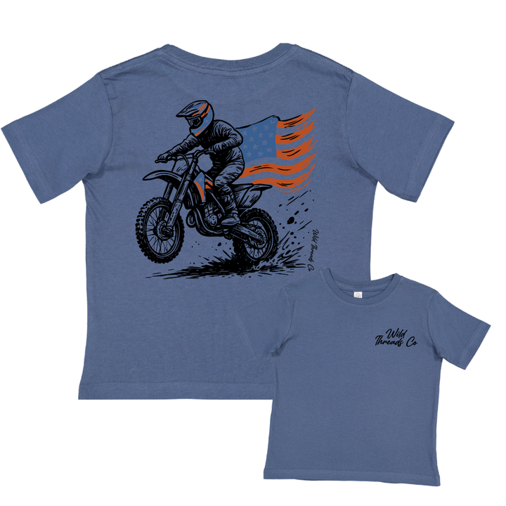 FREE Patriotic Dirt Bike Tee *Add Any Additional Item To Cart To Unlock FREE Price*