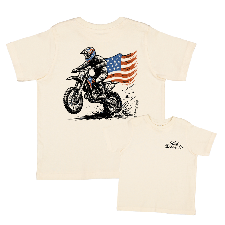FREE Patriotic Dirt Bike Tee *Add Any Additional Item To Cart To Unlock FREE Price*