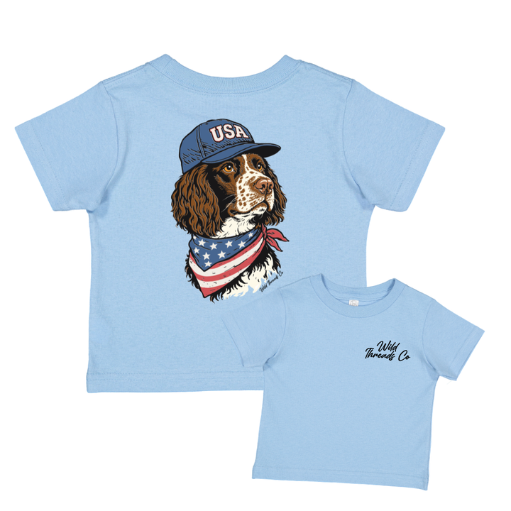 FREE Patriotic English Springer Spaniel Tee *Add Any Additional Item To Cart To Unlock FREE Price*