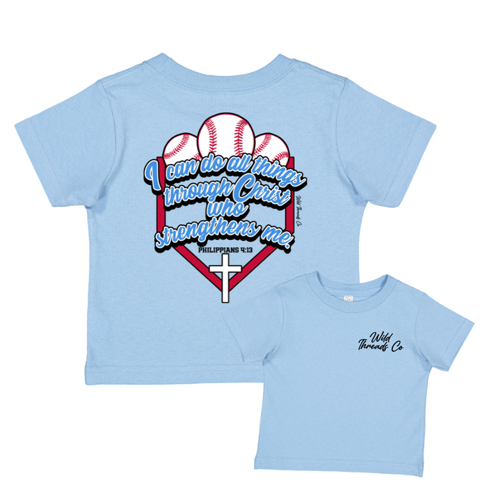 Strengthens Me - Baseball Tee