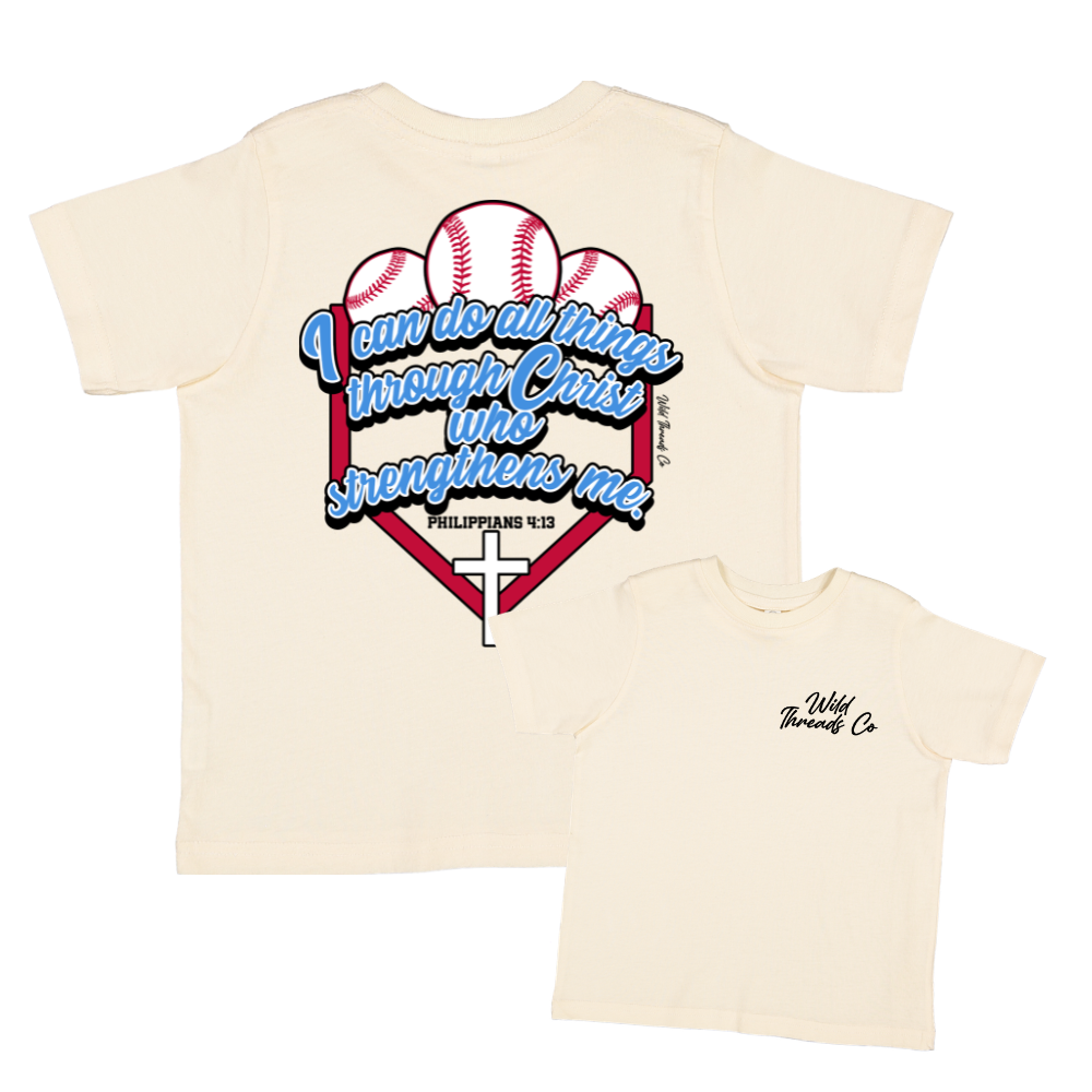 Strengthens Me - Baseball Tee