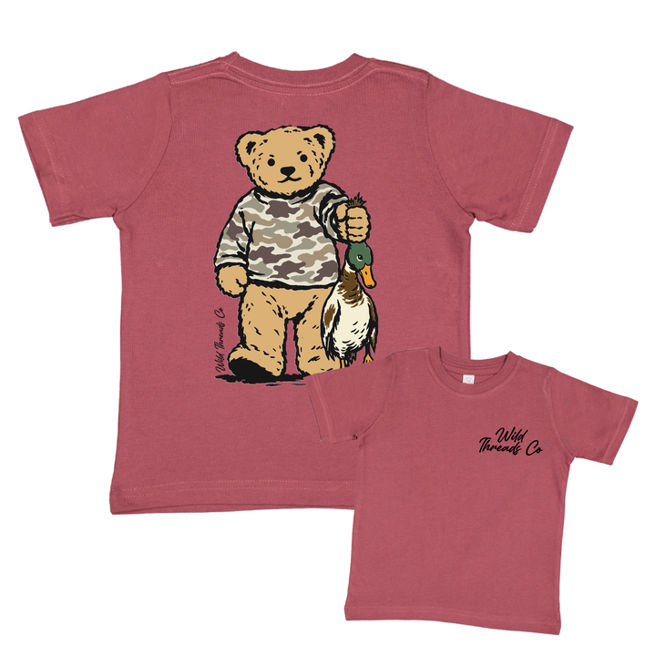 FREE Teddy Bear Duck Hunting Tee *Add Any Additional Item To Cart To Unlock FREE Price*