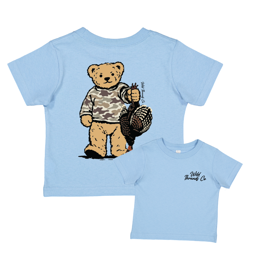 FREE Teddy Bear Turkey Hunting Tee *Add Any Additional Item To Cart To Unlock FREE Price*