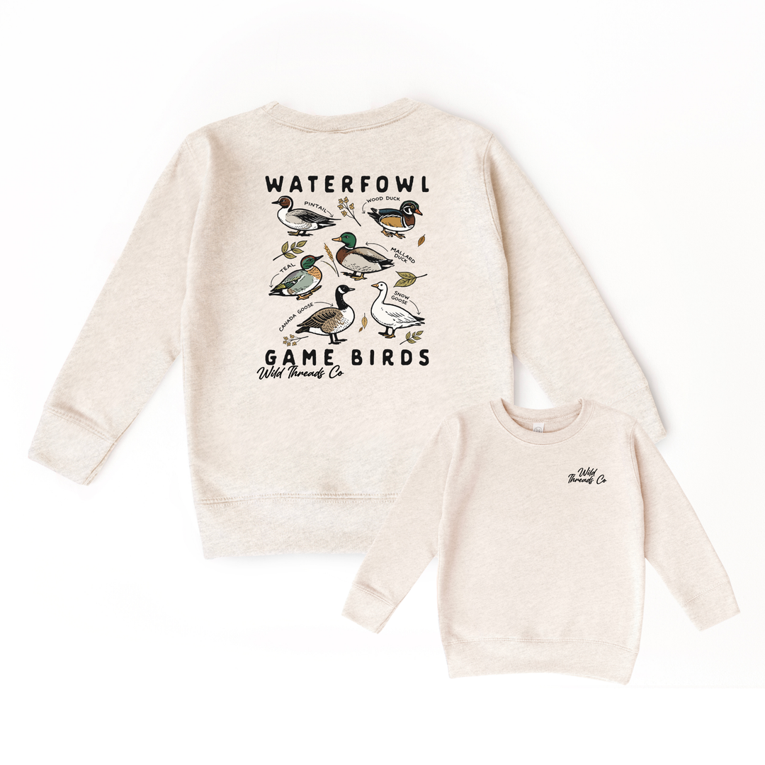 Waterfowl Game Birds Sweatshirt
