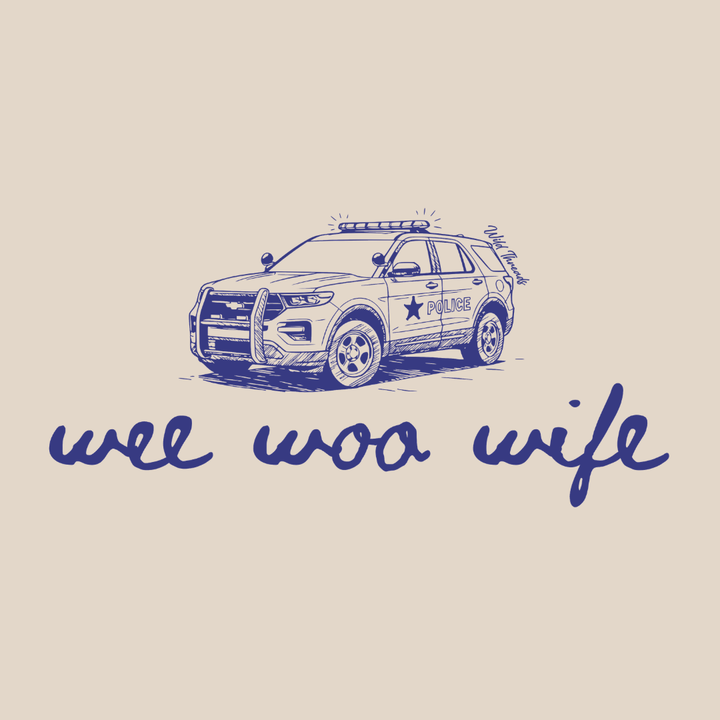 Wee Woo Wife - Police Tee