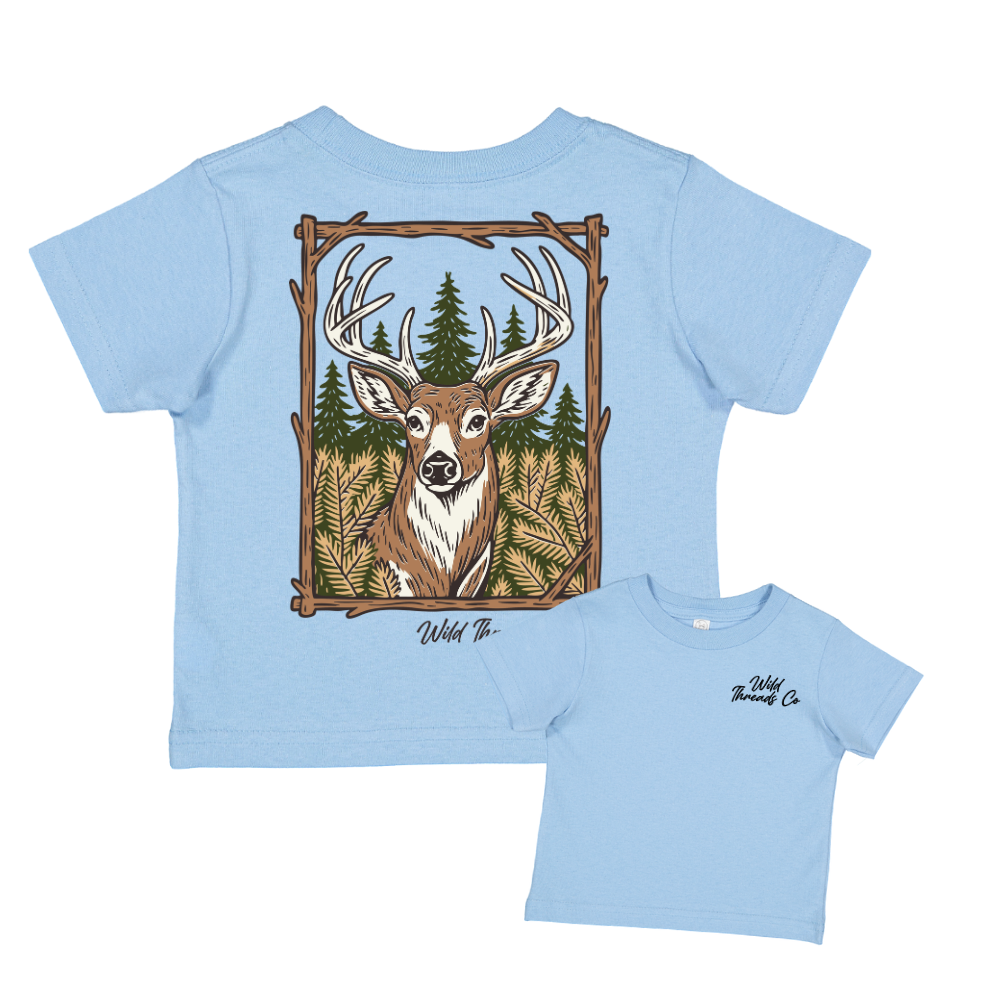 Whitetail Deer Wooden Tee
