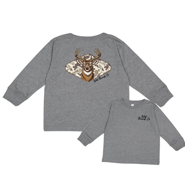 Camo Deer Long Sleeve Tee