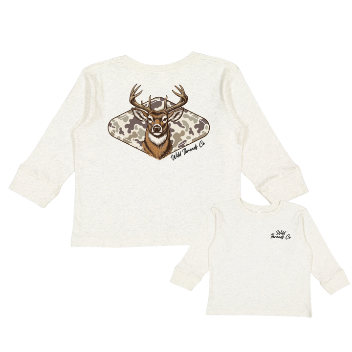 Camo Deer Long Sleeve Tee