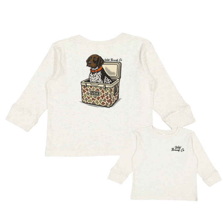 Hunting Dog Cooler Long Sleeve Tee