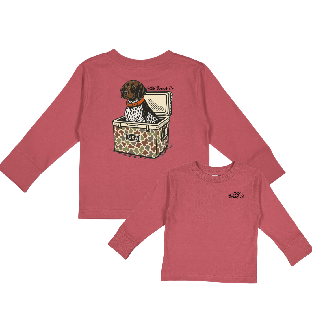 Hunting Dog Cooler Long Sleeve Tee
