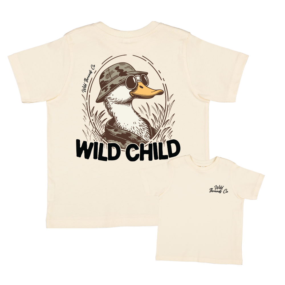 Wild Child Duck Camo Hat Tee